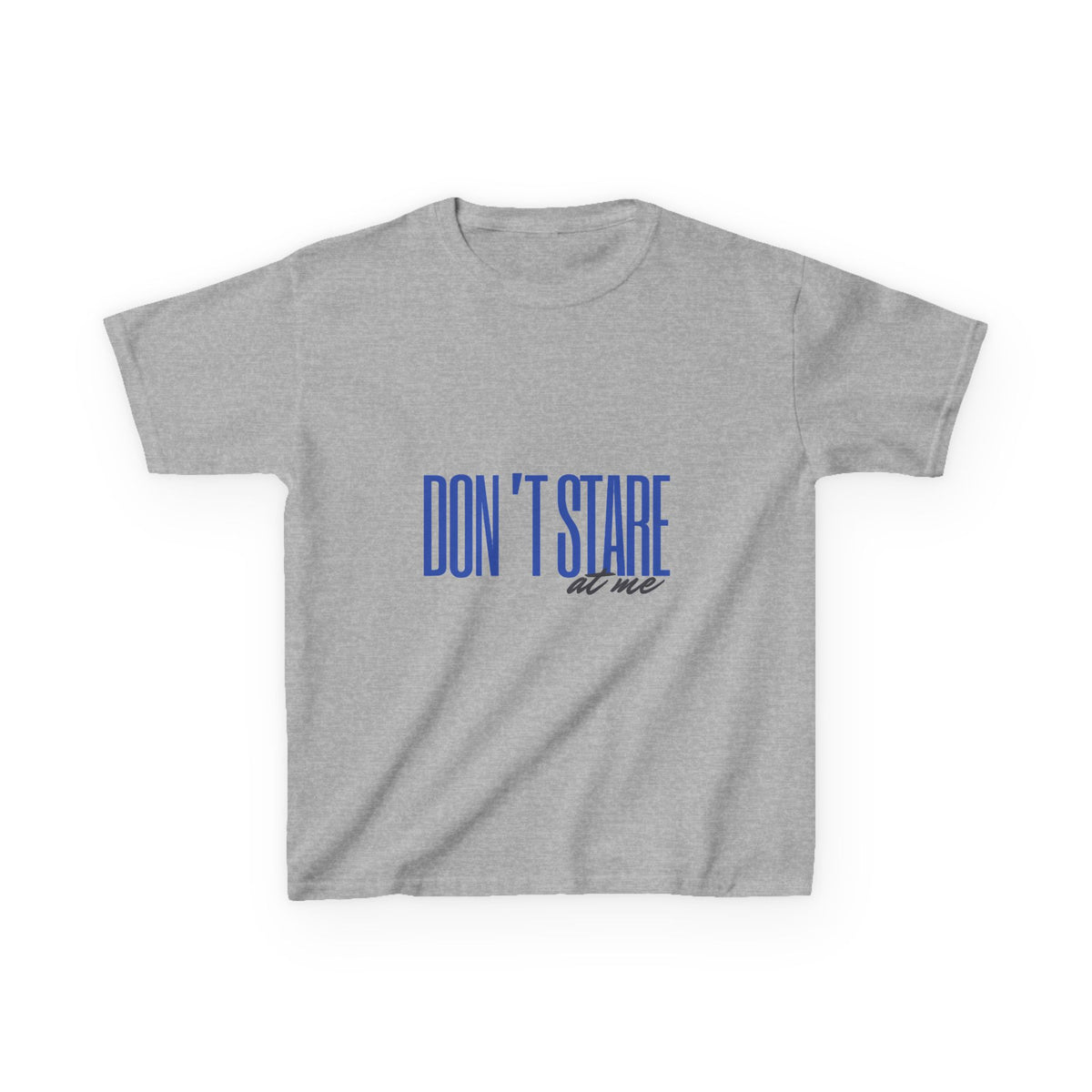 Don't Stare At Me Blue Text