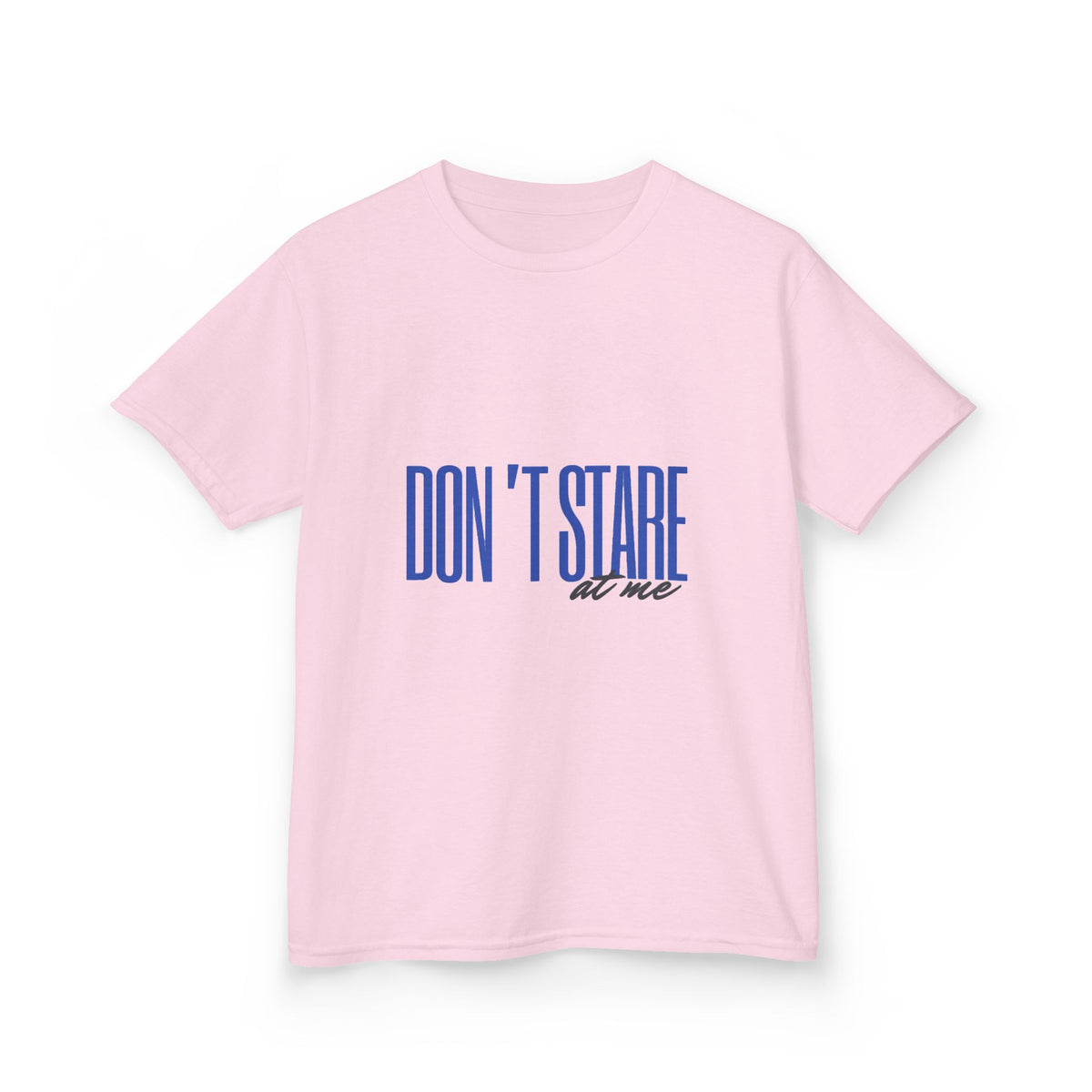 Don't Stare At Me Blue Text