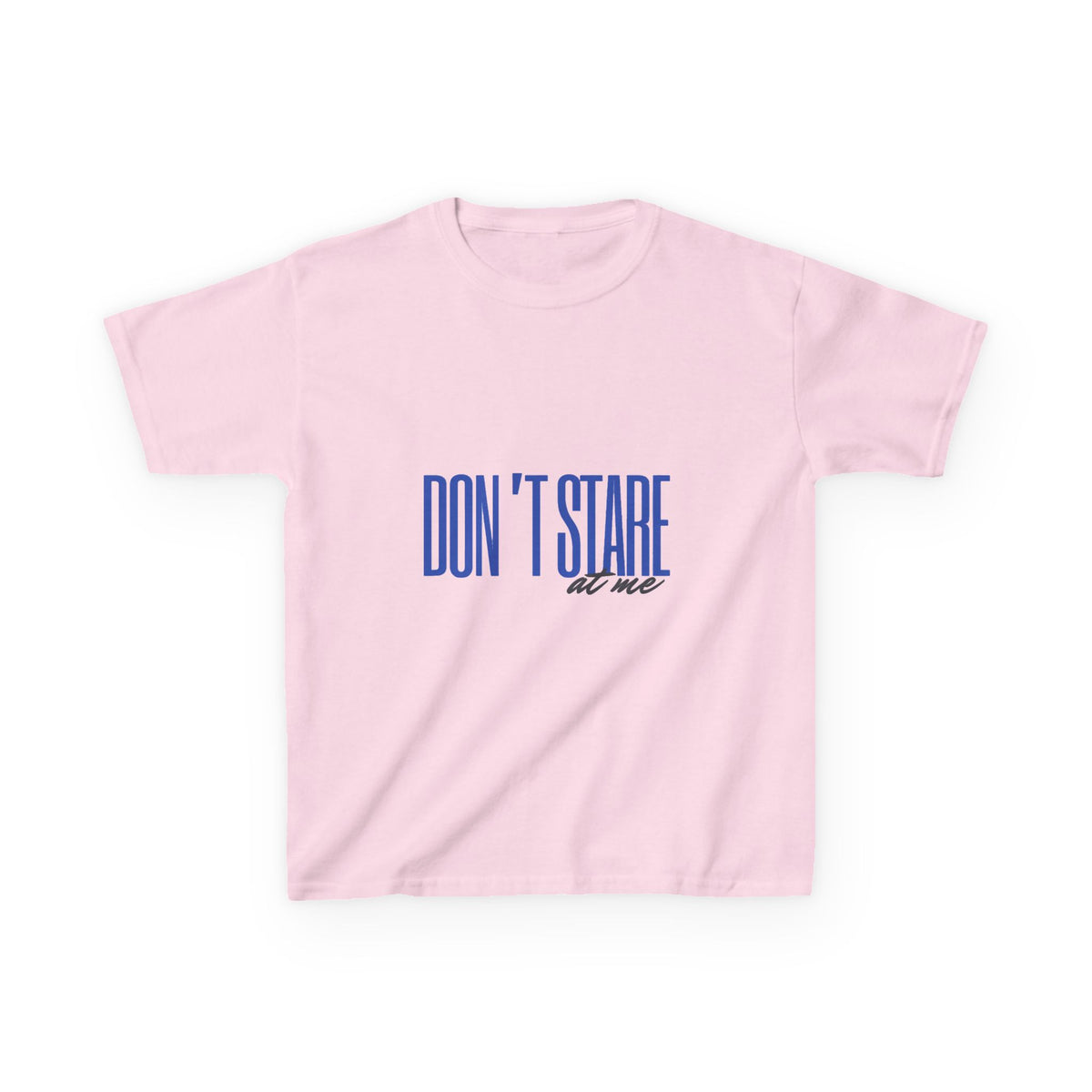 Don't Stare At Me Blue Text